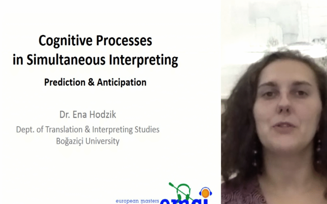 Cognitive Processes in Simultaneous Interpreting. Prediction & Anticipation