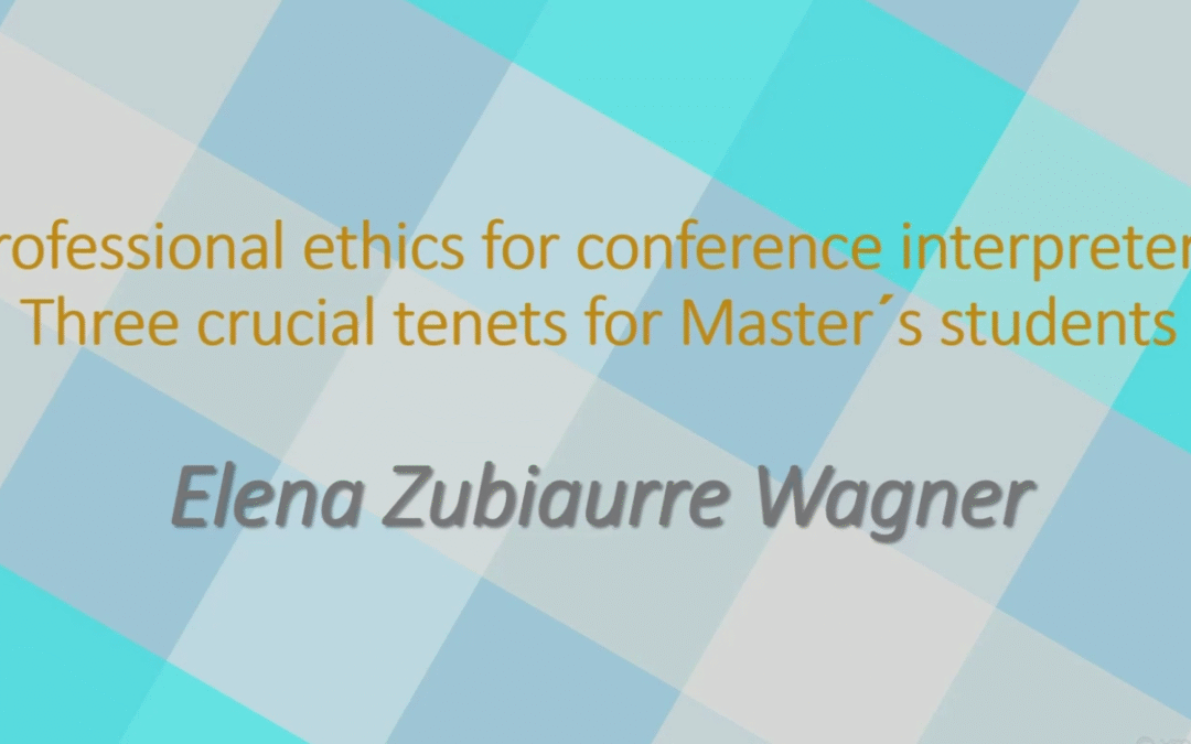 Professional ethics for conference interpreters